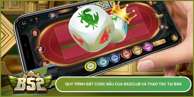 Các bước tham gia ván cược Bầu cua B52club mượt mà và tối ưu thời gian